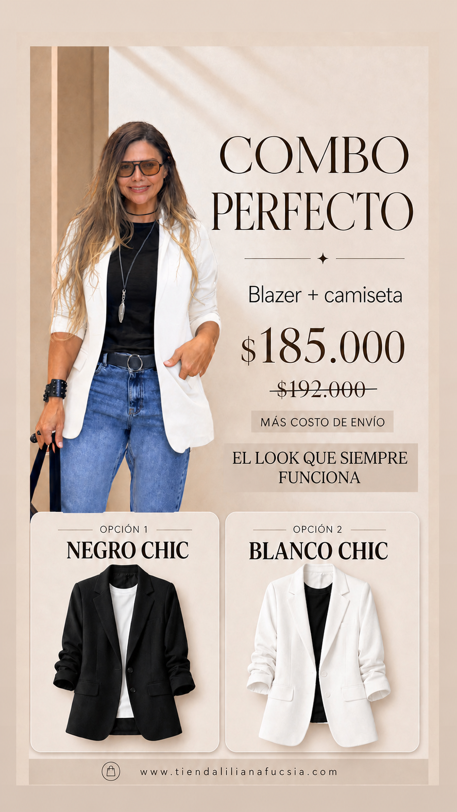 Combo Perfecto (Blazer + Camiseta Magic Slim)
