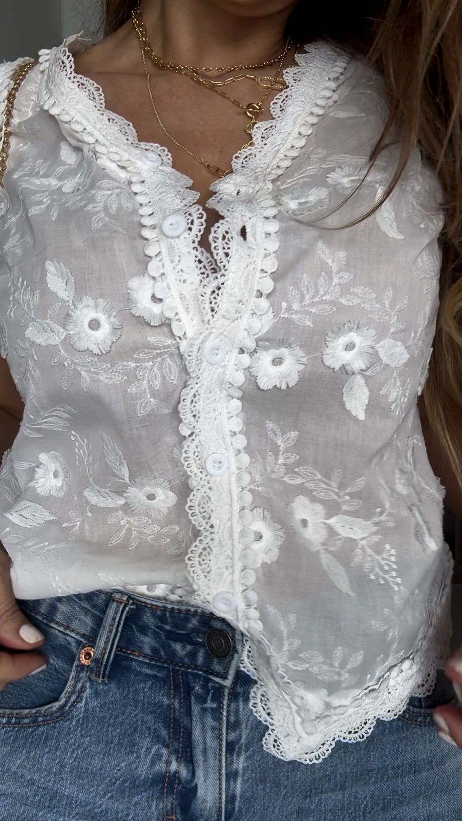 BLUSA DULCE BLANCA LUXURY