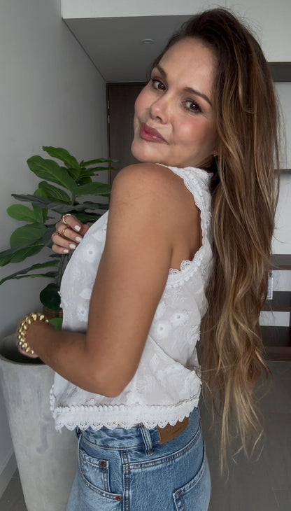 BLUSA DULCE BLANCA LUXURY