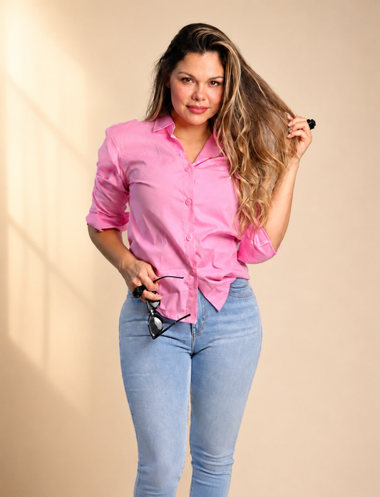 CAMISA ROSA BARBIE