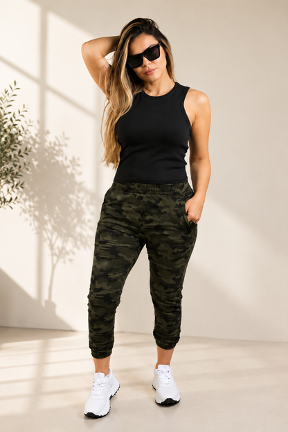 JOGGER CAMUFLADO VERDE
