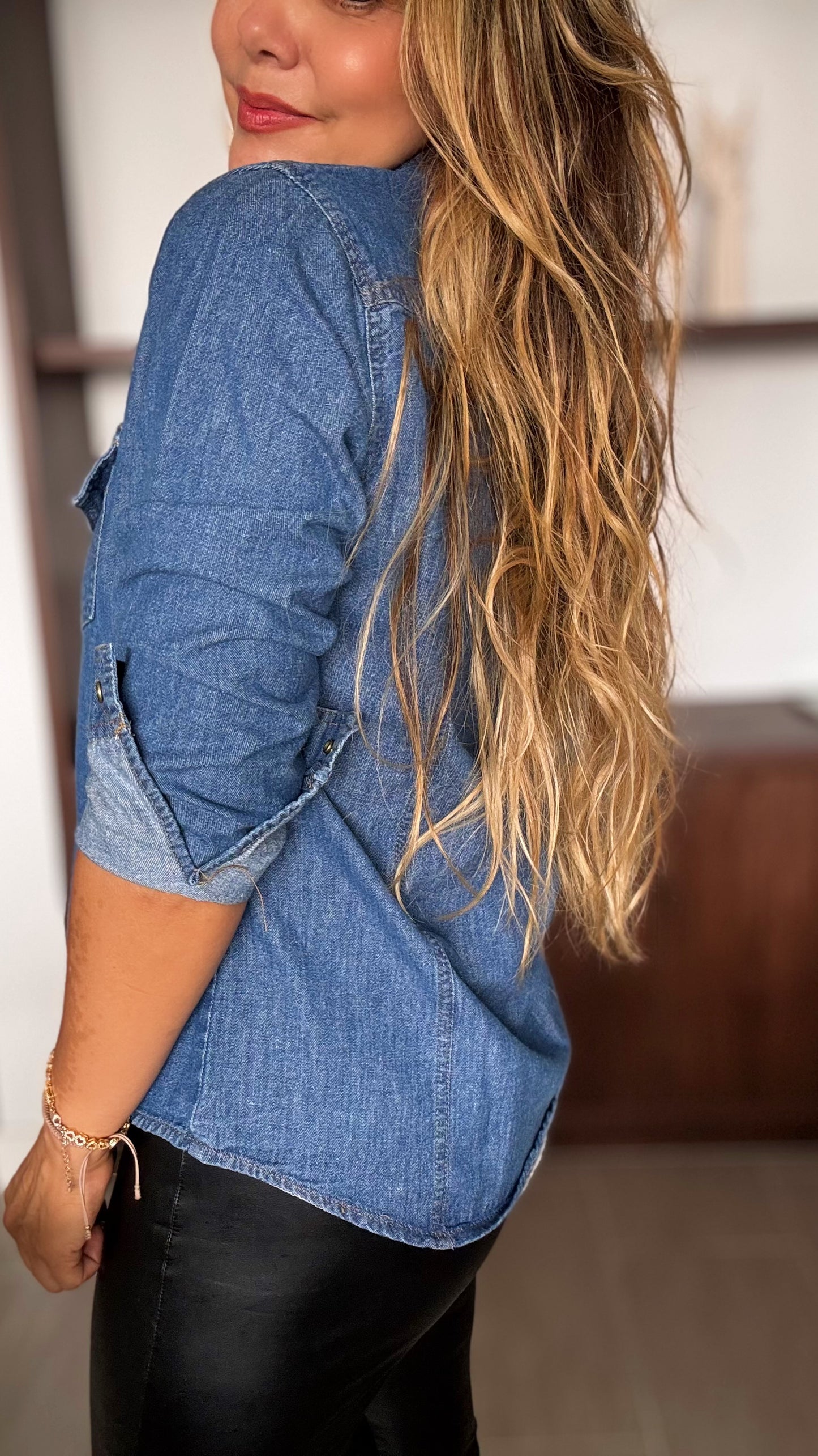 CAMISA JEAN DENIM