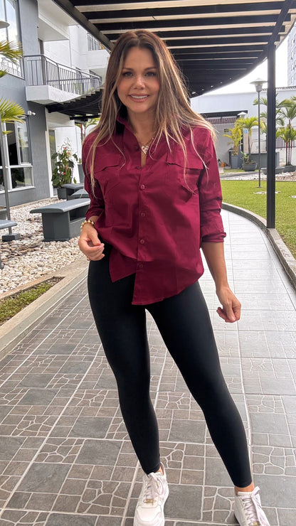 CAMISA OVERSIZE +LEGGINS BOTA TUBO (ENVÍO GRATIS)