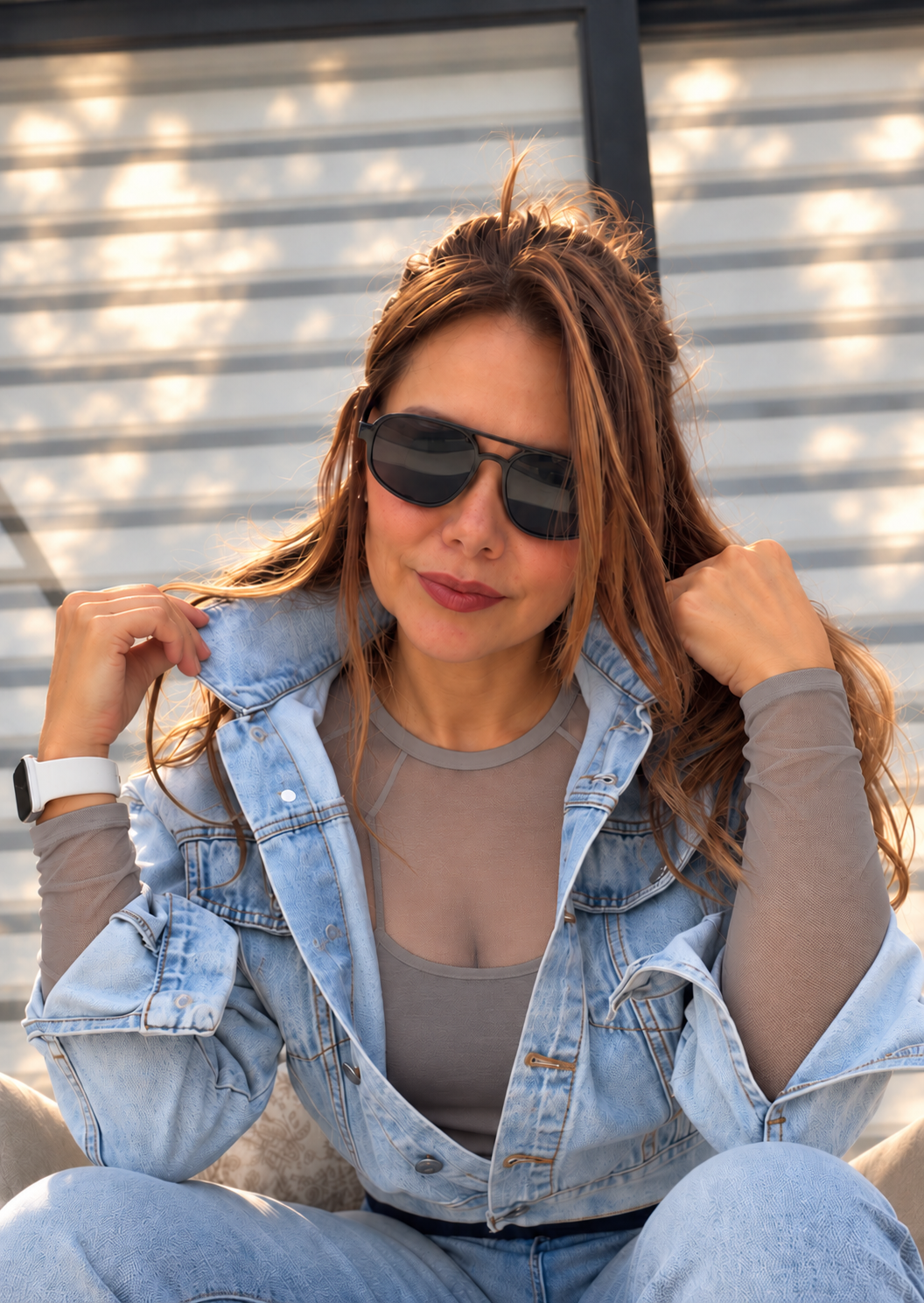 Buzo Chic Manga Larga - Gris