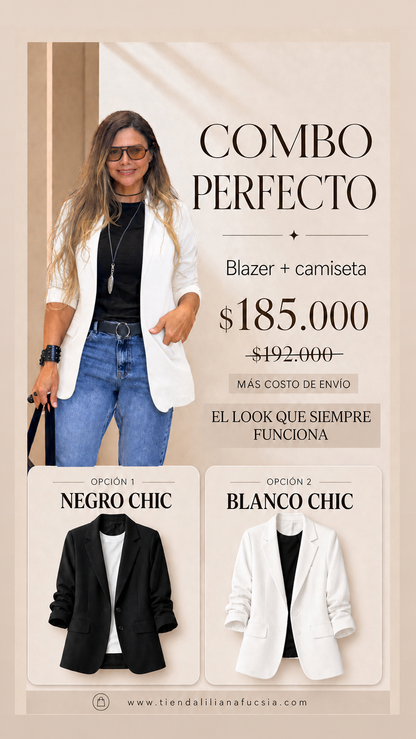 Combo Perfecto (Blazer + Camiseta Magic Slim)