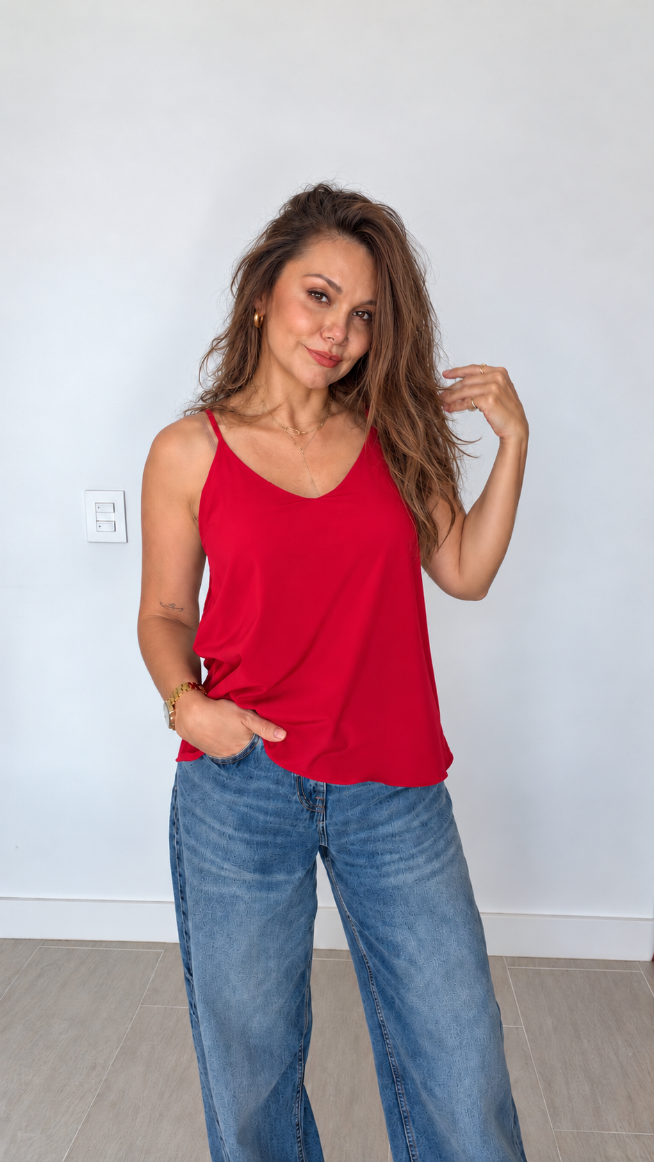Blusa de Tiras Llave Maestra Azul Navy