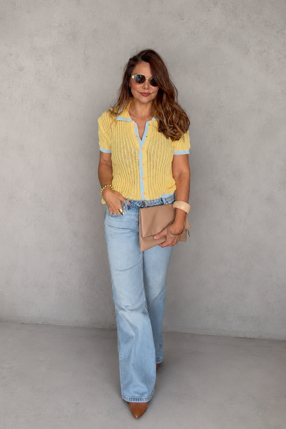 Blusa Riviera 💛💙