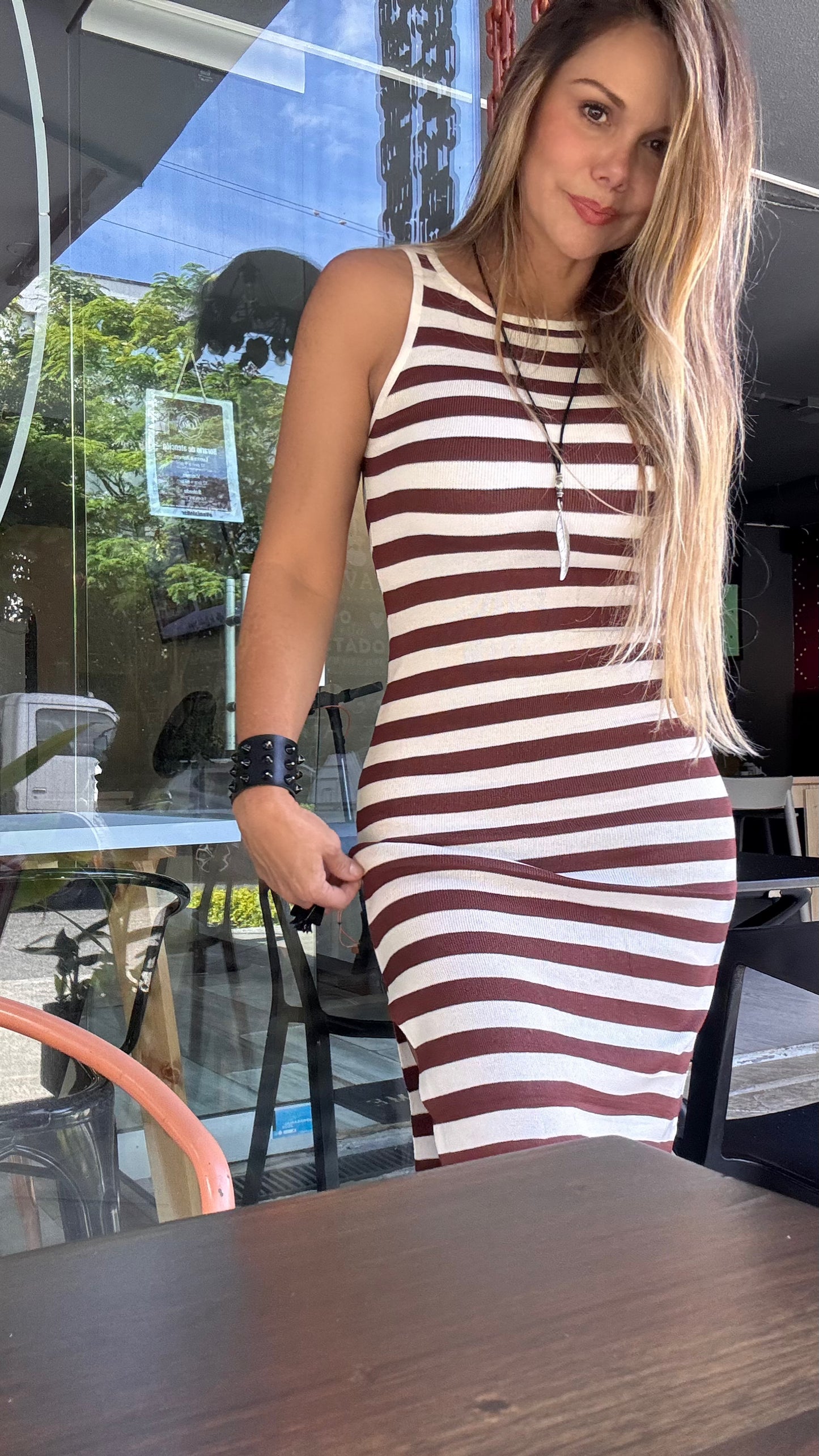 VESTIDO MIDI ESTAMPADO