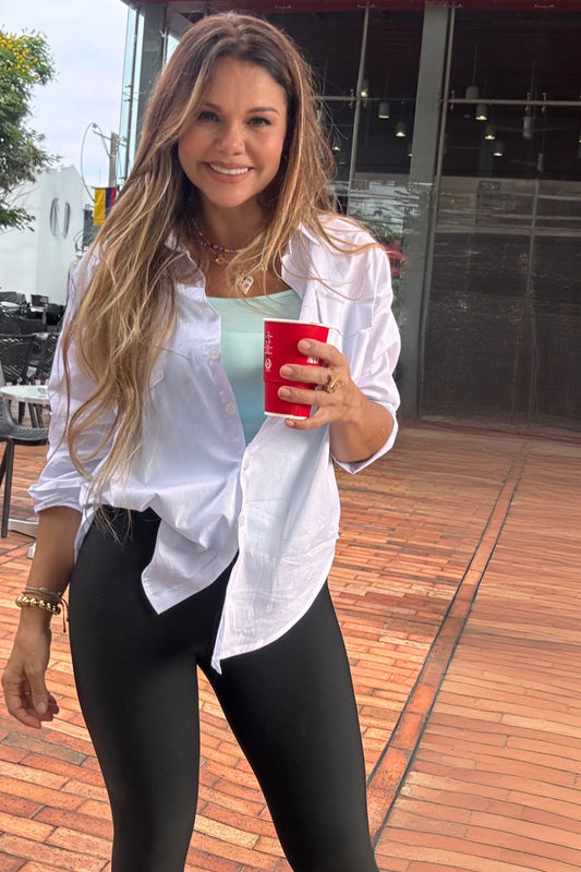 CAMISA OVERSIZE +LEGGINS BOTA TUBO (ENVÍO GRATIS)