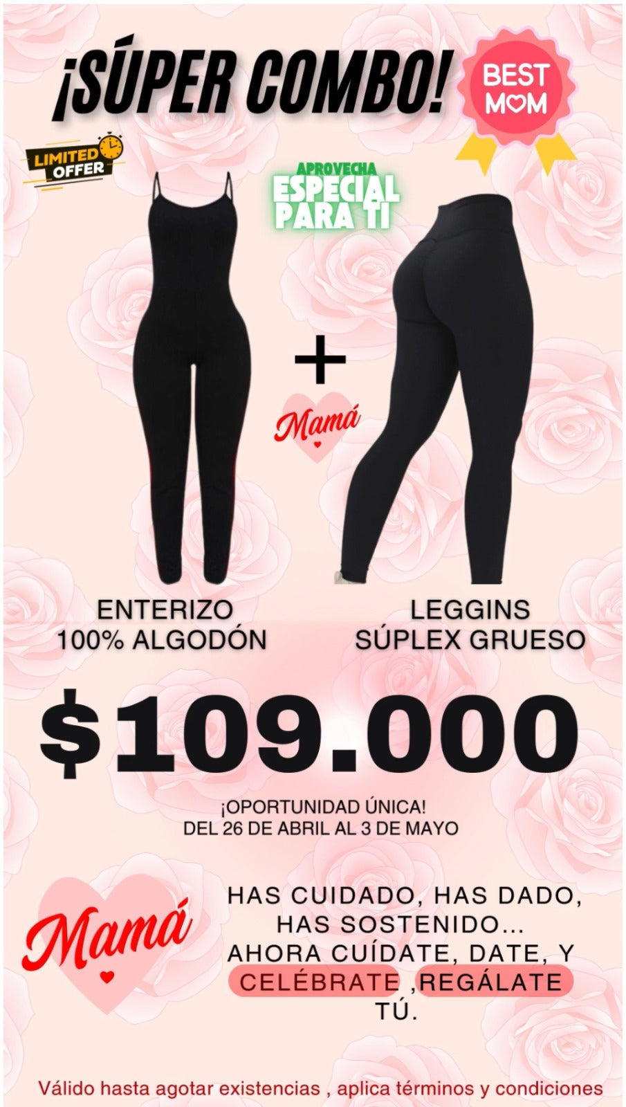 COMBO ENTERIZO + LEGGINS