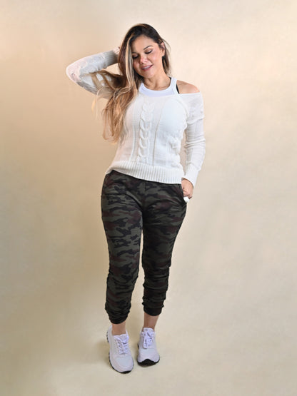COMBO CAMISETA + JOGGER CAMUFLADO VERDE