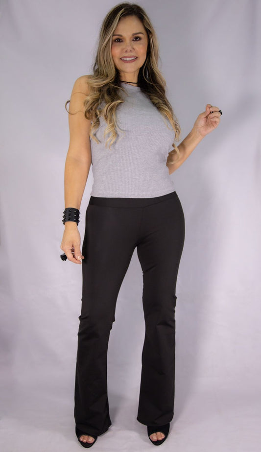 PANTALÓN SEMICAMPANA SÚPLEX NEGRO