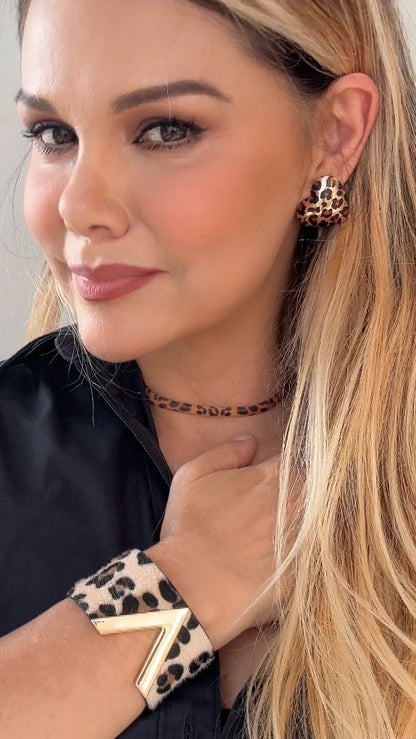 COLLAR ANIMAL PRINT