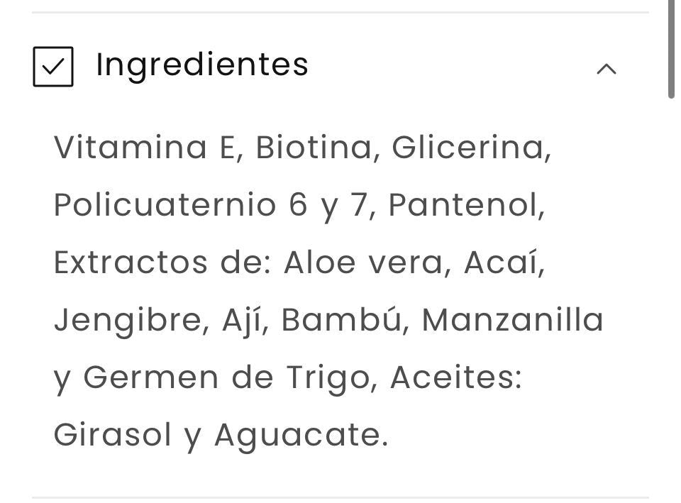 Shampoo recuperador