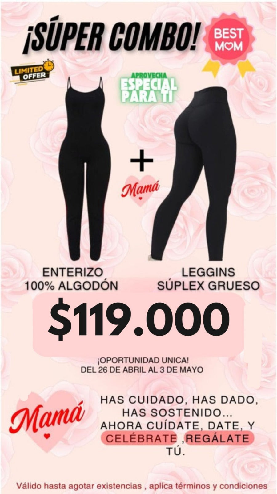 COMBO ENTERIZO + LEGGINS