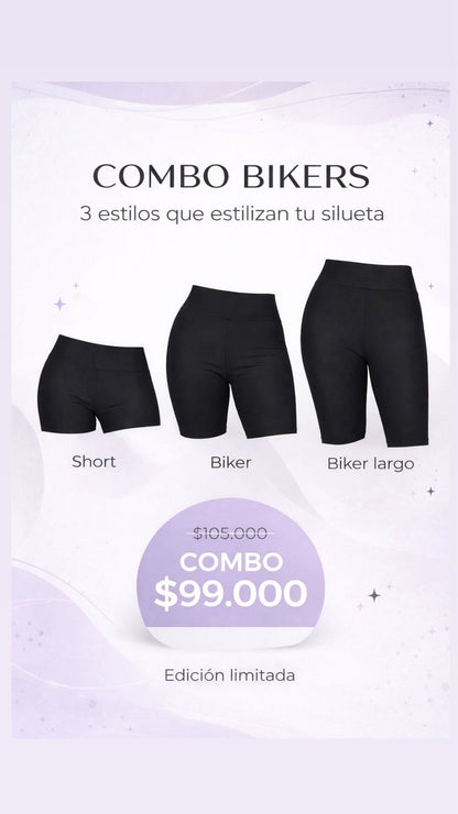 COMBO SHORTS BIKERS