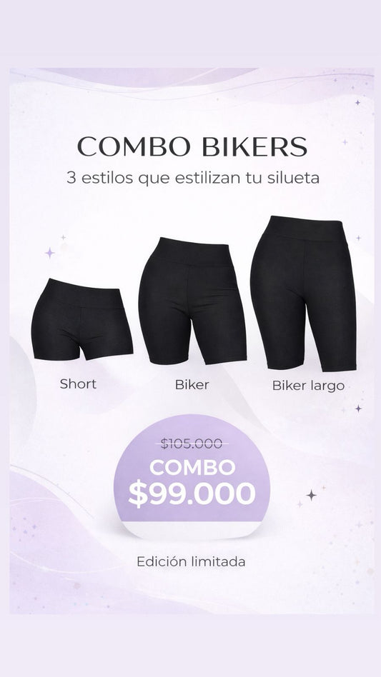 COMBO SHORTS BIKERS