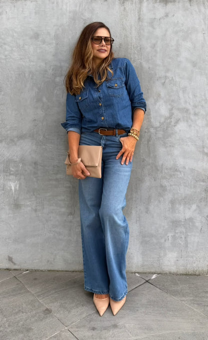 CAMISA JEAN DENIM