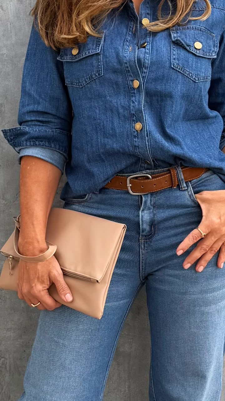 CAMISA JEAN DENIM