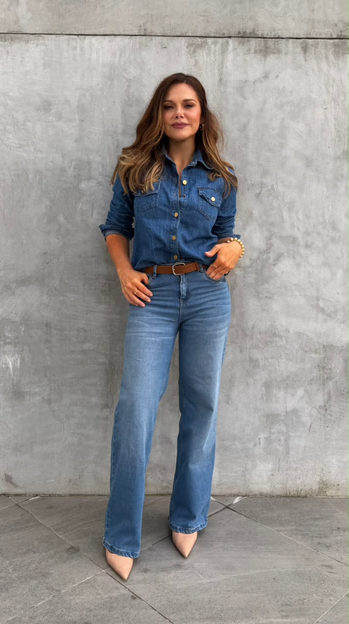 CAMISA JEAN DENIM