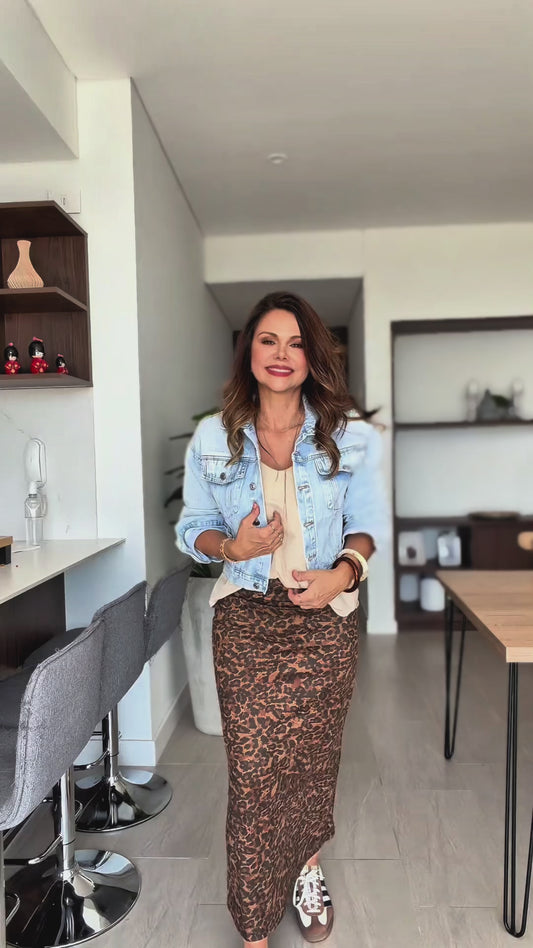 FALDA ANIMAL PRINT